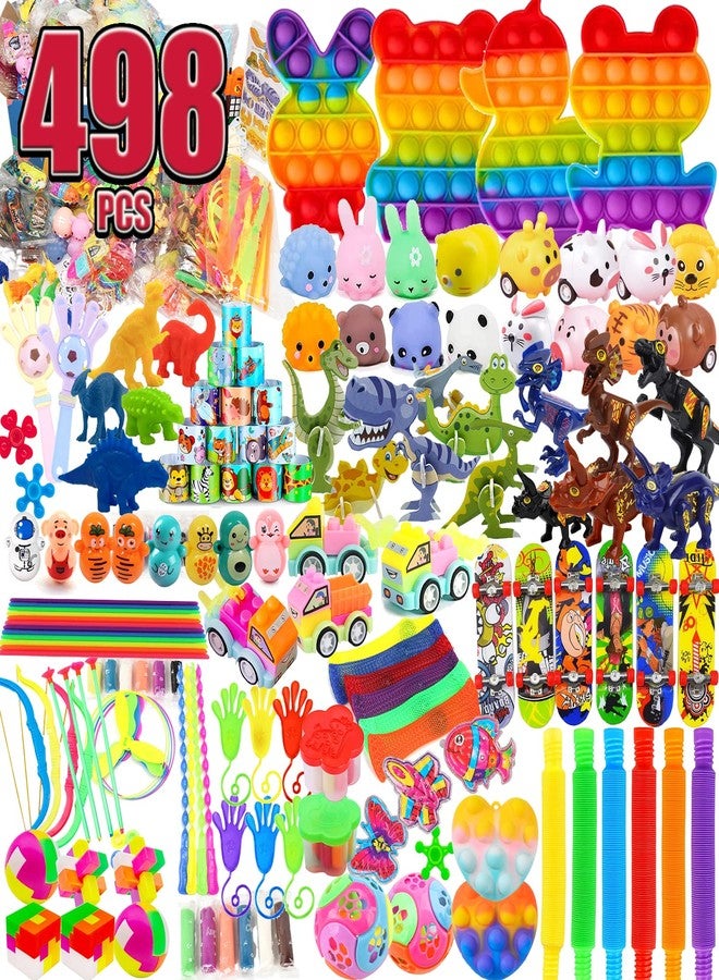 Leeche 498 PCS Premium Party Favors for 3-10 ages Kids,Assortment Party Toys,Goody Bag Fillers,Classroom Prizes,Treasure Box Stuffers,Birthday Gift Toy,Pinata Stuffers,Carnival Prizes for Boys And Girls - Image 1